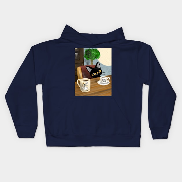 Cute visitor Kids Hoodie by BATKEI